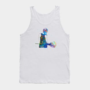 Lacrosse Player woman Tank Top